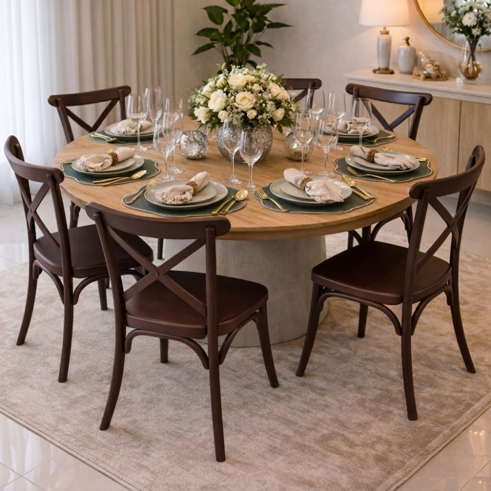 Conjunto de cadeiras em ambiente sofisticado